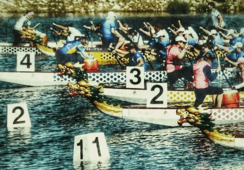 La regata ADN de barco Dragón